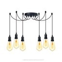 Ver imagem 1 de Lustre Aranha com 6 Pendentes de 2 M + Soquetes