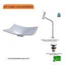 Ver imagem 3 de Kit Cuba F44 com Torneira Link 1062 Metal e Válvula Click 1"b Pol. Compace