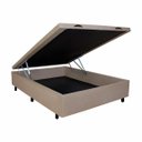 Ver imagem 1 de Base Box Bau Casal Sintetico Premium Santo Box 47x138x188:bege