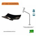 Ver imagem 3 de Kit Cuba F44 com Torneira Link 1062 Metal 1/4 Volta