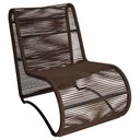 Ver mais imagens de Poltrona para Área Externa Portugal em Alumínio e Cordão Tabaco