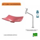 Ver imagem 3 de Kit Cuba F44 com Torneira Link 1062 Metal 1/4 Volta