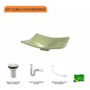 Ver imagem 3 de Kit Cuba F44 com Válvula 1 Pol. e Sifão Pvc e Flexivel