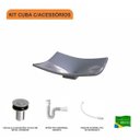 Ver imagem 3 de Kit Cuba F44 com Válvula Click 1 Pol. e Sifão Pvc e Flexivel