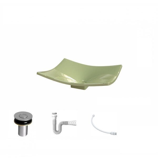 Kit Cuba F44 com Válvula Click 1 Pol. e Sifão PVC e Flexivel - 2