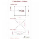 Ver imagem 7 de Kit Cuba F44 com Válvula Click 1 Pol. e Sifão Cromado e Flexivel