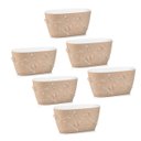 Ver imagem 1 de Kit 6 Cachepots Floreira de Mesa 4,1L Conjunto de Vasos para Plantas Borboletas 3D Plasvale