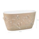 Ver imagem 3 de Kit 6 Cachepots Floreira de Mesa 4,1L Conjunto de Vasos para Plantas Borboletas 3D Plasvale