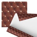 Ver imagem 1 de Papel de Parede Adesivo Estofado Couro Marrom Sofá 2,80m