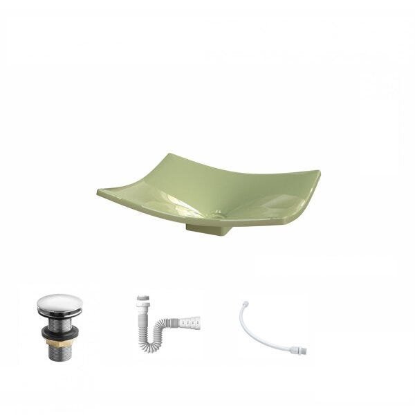Kit Cuba F44 com Válvula Click 1 Pol. e Sifão PVC e Flexivel - 2