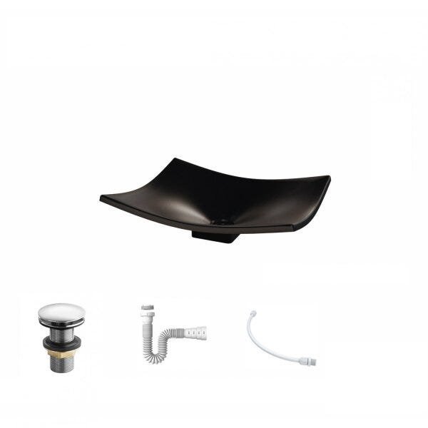 Kit Cuba F44 com Válvula Click 1 Pol. e Sifão PVC e Flexivel - 2