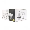 Ver imagem 2 de Taça de Sobremesa Vidro Cristal Diamond 6 Peças 170ml