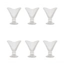 Ver imagem 1 de Taça de Sobremesa Vidro Cristal Diamond 6 Peças 170ml