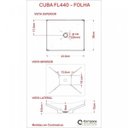 Ver imagem 7 de Kit Cuba F44 com Válvula Click 1 Pol. e Sifão Cromado e Flexivel