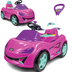 Andador Empurrador 2 em 1 Pedal/passeio Mc Laram até 30kg Antiderrapante Maral