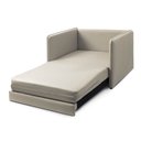 Ver imagem 7 de Poltrona Cama Retratil Compacta Dália Fixa Veludo K01 - D’Rossi