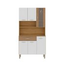 Ver imagem 2 de Armário para Cozinha 100% MDF 6 Portas Golden Plus Bege/Freijó/Supremo