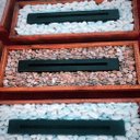 Ver imagem 4 de Lareira Ecológica em madeira com Pedras Coloridas 65x32cm - Ubinas