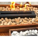 Ver imagem 3 de Lareira Ecológica em madeira com Pedras Coloridas 65x32cm - Ubinas