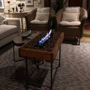 Ver imagem 6 de Lareira Ecológica em madeira com Pedras Coloridas 65x32cm - Ubinas