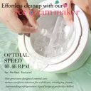 Ver imagem 5 de Secura Máquina de Sorvete 1qt para Sorvete, Gelato e Frozen Yogurt (verde)