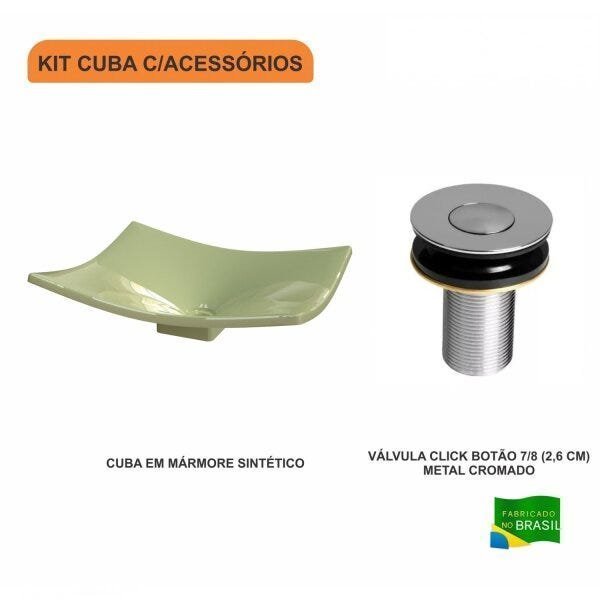 Kit Cuba F44 com Válvula Click Botão Compace - 3