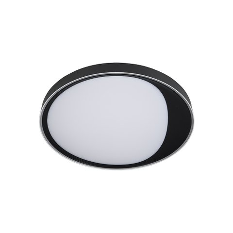Plafon Nordecor Benn 2344 45cm Led Bivolt Preto Preto 2344