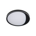 Ver imagem 1 de Plafon Nordecor Benn 2344 45cm Led Bivolt Preto Preto 2344