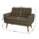 Ver imagem 3 de Poltrona Decorativa 2 Lugares Xangai