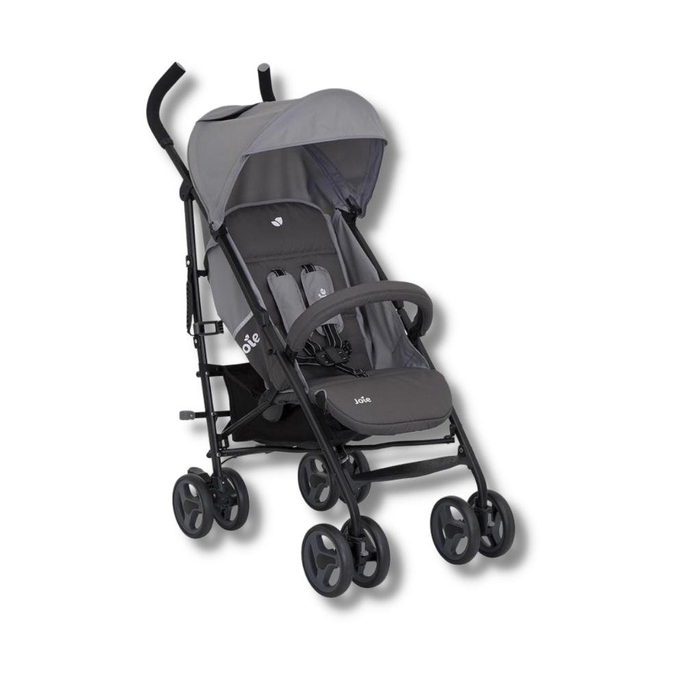 Passeggino Joie Nitro LX, Colore Dark Pewter - Leggero, Pieghevole, Con Cappottina E Ombrellone