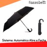 Guarda Chuva Sombrinha Cabo Curvo Abre e Fecha Automatico 207 Fazzoletti - 1