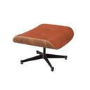 Ver imagem 3 de Poltrona para Leitura Charles Eames com Puff Couro Caramelo