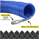 Ver imagem 4 de Mangueira Espiralada Pu 10 Mts com Kit Engate Rápido 5 Peças
