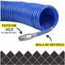 Mangueira Espiralada Pu 10 Mts com Kit Engate Rápido 5 Peças - 4