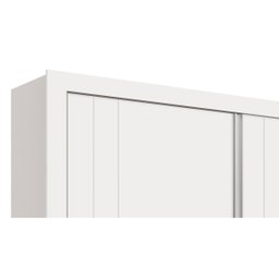Guarda-Roupa 2 Portas de Correr Prince Branco Fosco - Reller - 3