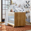Ver imagem 1 de Berço Mini Cama Life Tigus Baby - Branco/Ypê