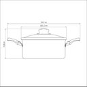 Ver imagem 5 de Caçarola Antiaderente Turim 2,8 L Vermelho Tramontina 20261720