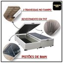 Ver imagem 6 de Cama Queen Box Baú Bi-partida 79 Blindada - Linhão - Turim Palha