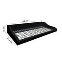 Ver imagem 3 de Prateleira Suporte Porta Panelas e Utensílios de Cozinha Preto Laca