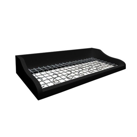 Prateleira Suporte Porta Panelas e Utensílios de Cozinha Preto Laca