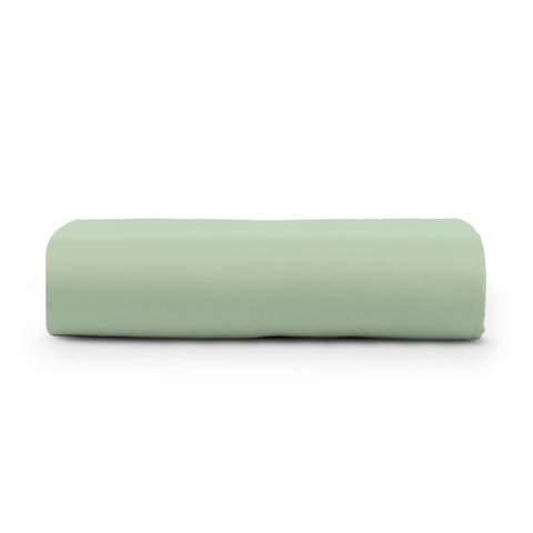 Lençol Avulso Egipicio King Micropercal 600 Fios Macio sem Elástico - Verde Claro