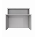 Ver imagem 5 de Balcão Atendimento Recepção Alto 90 Cm Escritório F5 Office Cor:cinza