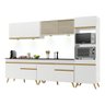 Cozinha Completa 5 peças com Leds MP2014 Veneza Up Multimóveis Branca - 3
