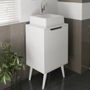 Ver imagem 2 de Gabinete 1 Porta com Cuba para Banheiro Bn3630x41 Branco Tecno Mobili