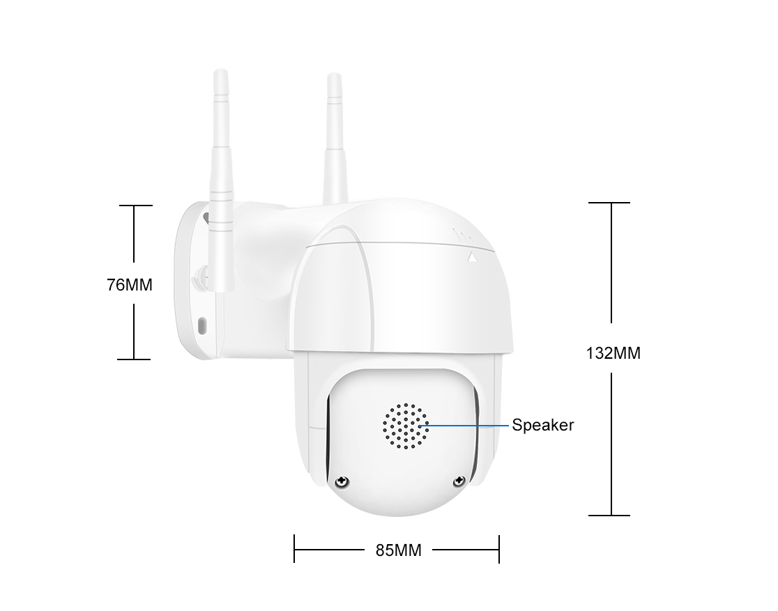 Camera Segurança Wifi Ip 1080p A8 Visão Noturna Yousee - 2