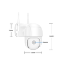 Ver imagem 2 de Camera Segurança Wifi Ip 1080p A8 Visão Noturna Yousee