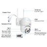 Camera Segurança Wifi Ip 1080p A8 Visão Noturna Yousee - 5