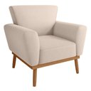 Ver imagem 3 de Conjunto Poltrona para Sala de Recepção Viana Inca Areia