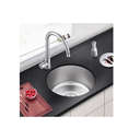 Ver imagem 2 de Cuba Aço Inox Gourmet Redonda Luxo 42x42x20cm Acessório - Brinovar