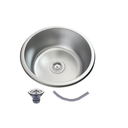 Ver imagem 1 de Cuba Aço Inox Gourmet Redonda Luxo 42x42x20cm Acessório - Brinovar